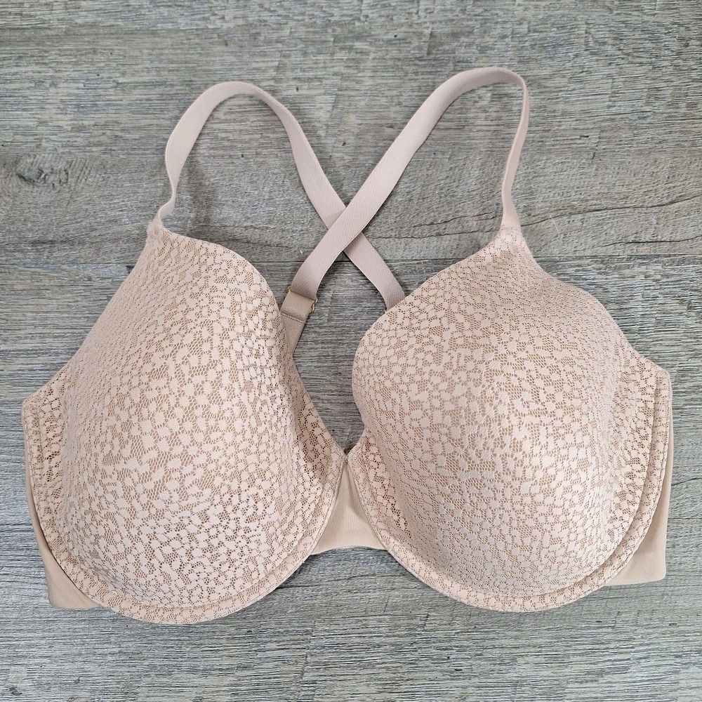 Natori 36DD Comfort Evolution Full Fit Memory Foam Convert Bra 731337 Beige